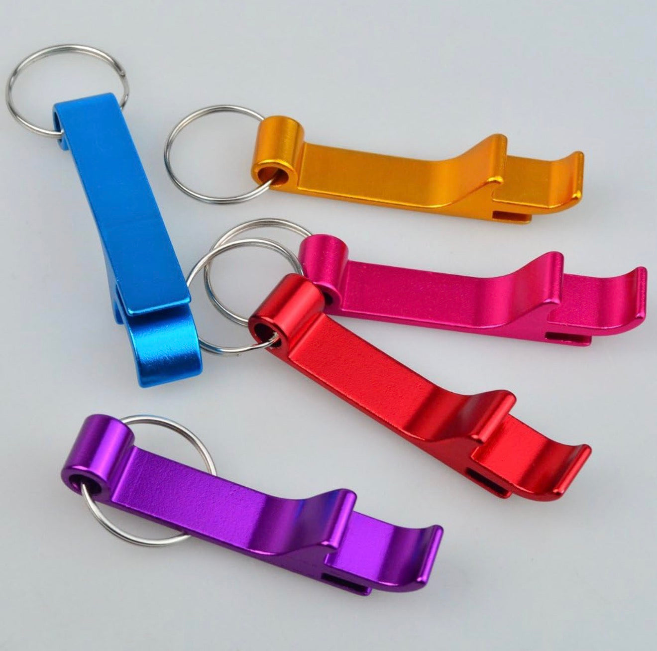 Business promotional keychain bottle opener with logo, business name, phone number or etc. Advertising for Bars, realtors and more