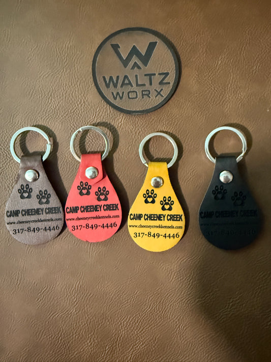 Leather/Leatherette Personalized Key Chains