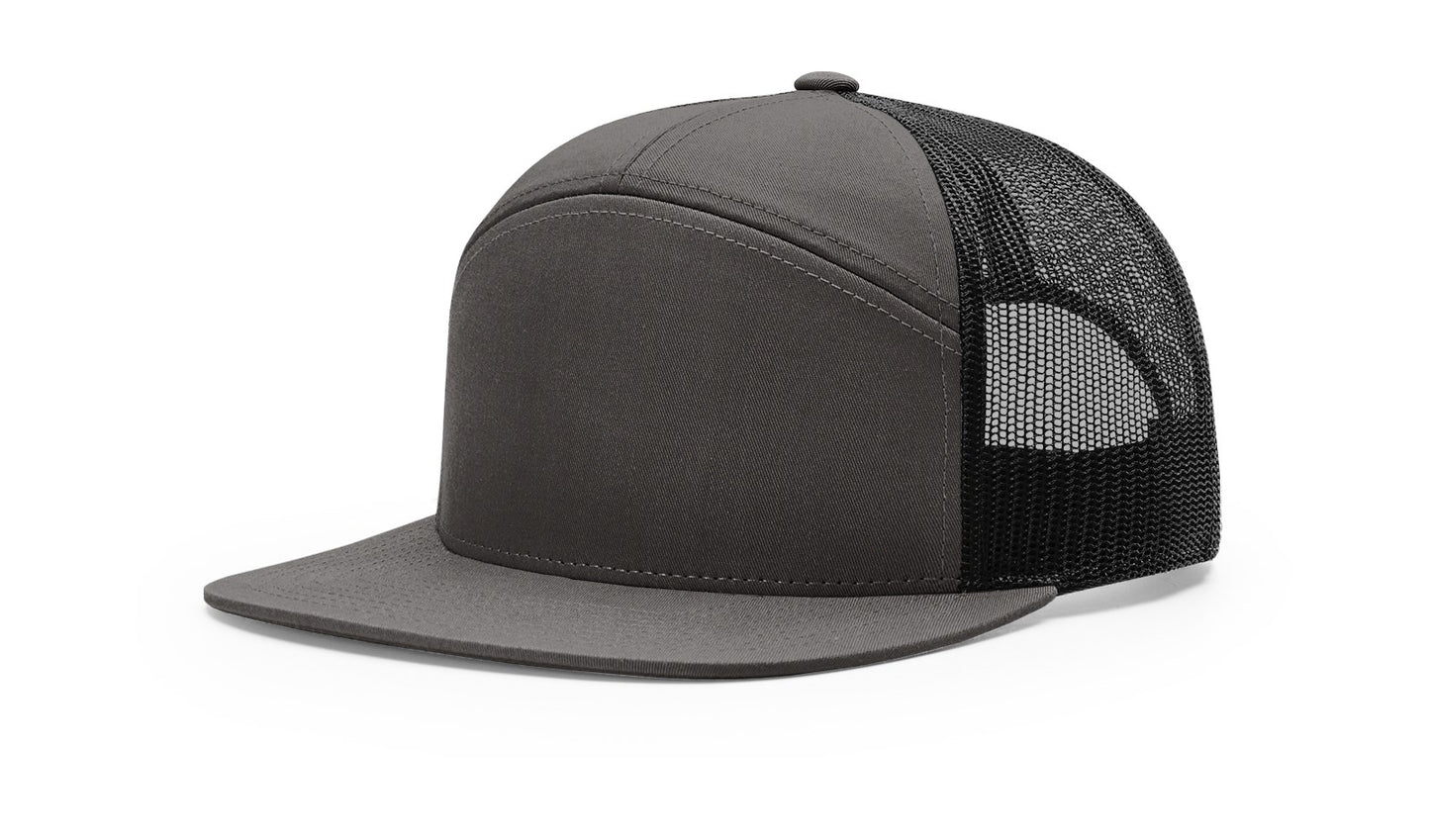 Richardson 168 7 panel trucker Customised