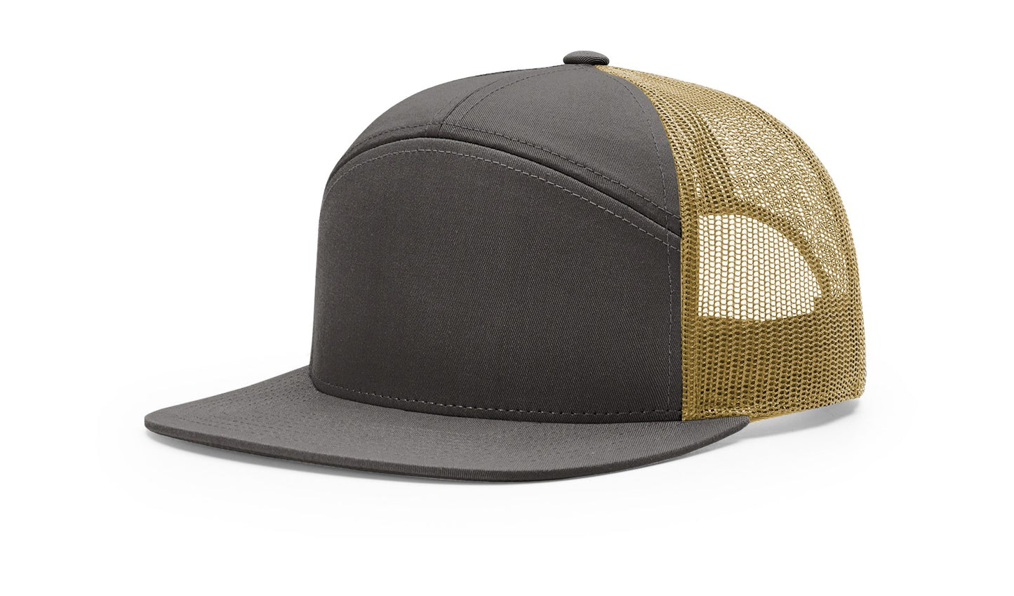 Richardson 168 7 panel trucker Customised