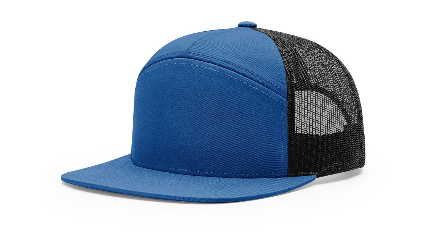 Richardson 168 7 panel trucker Customised