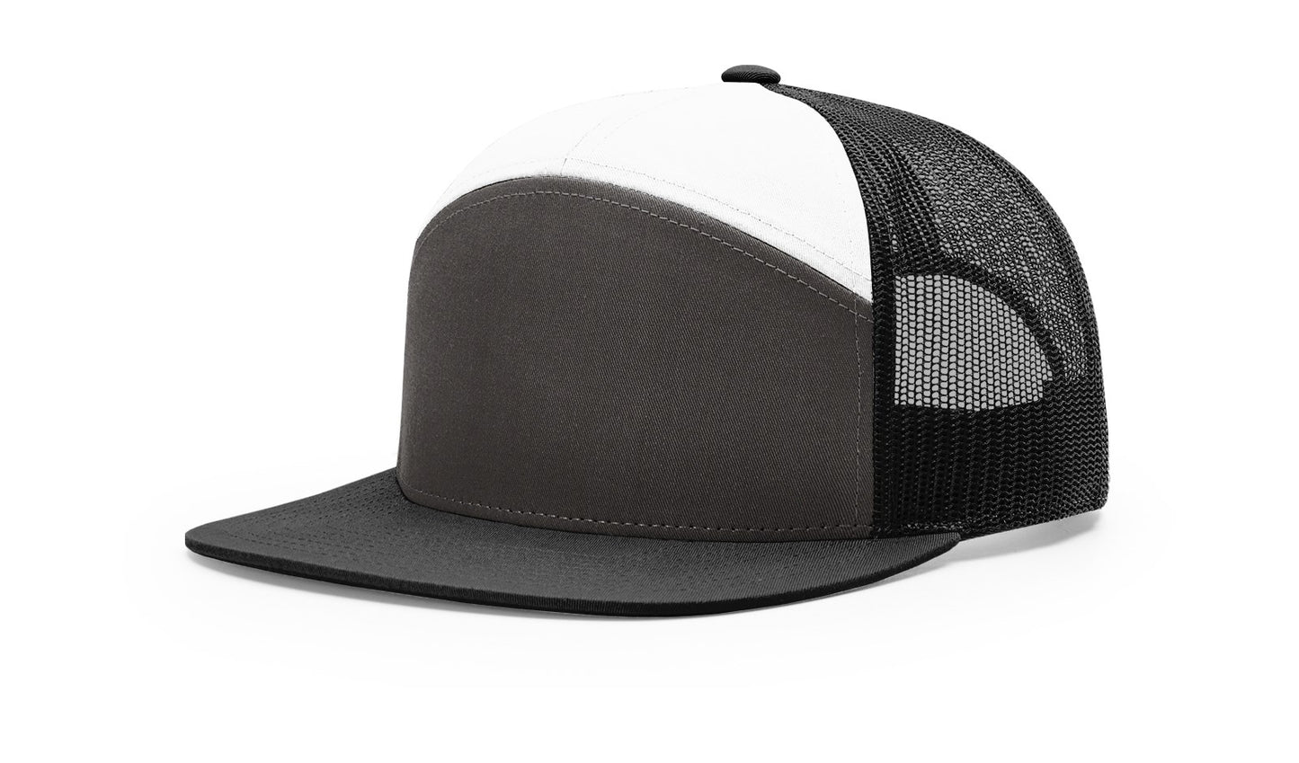 Richardson 168 7 panel trucker Customised