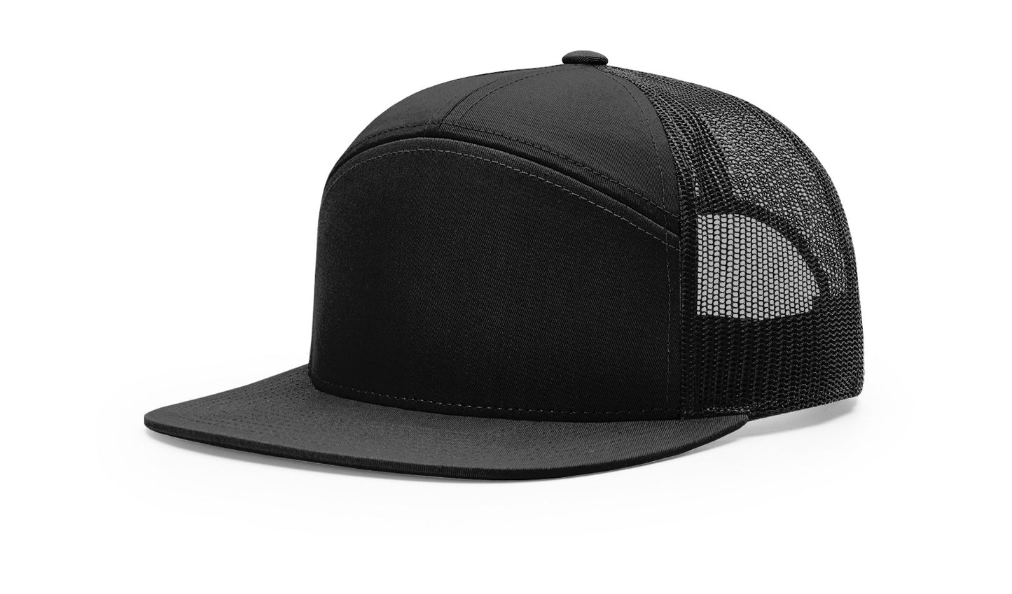 Richardson 168 7 panel trucker Customised