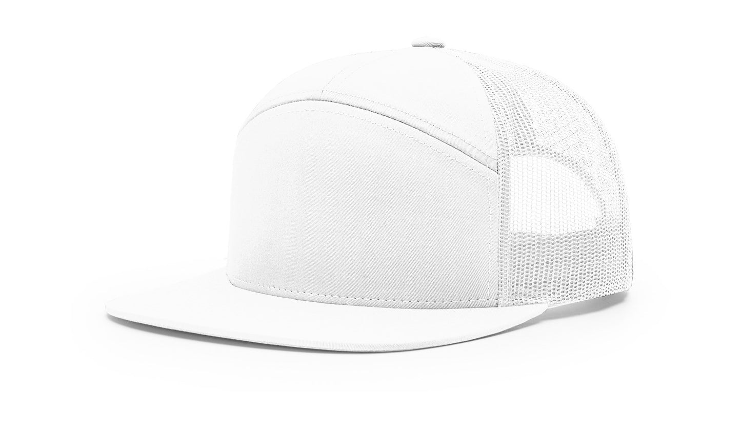 Richardson 168 7 panel trucker Customised