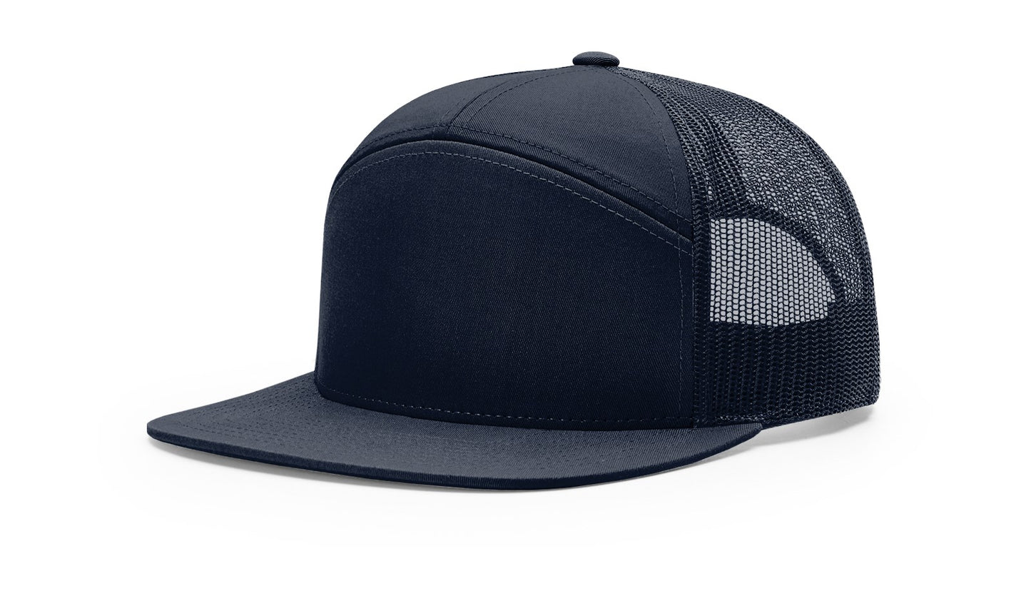 Richardson 168 7 panel trucker Customised