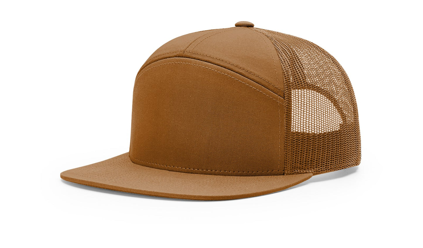 Richardson 168 7 panel trucker Customised