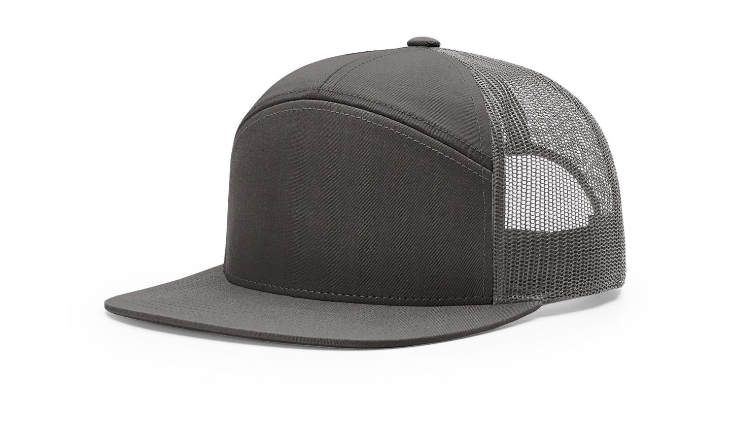 Richardson 168 7 panel trucker Customised
