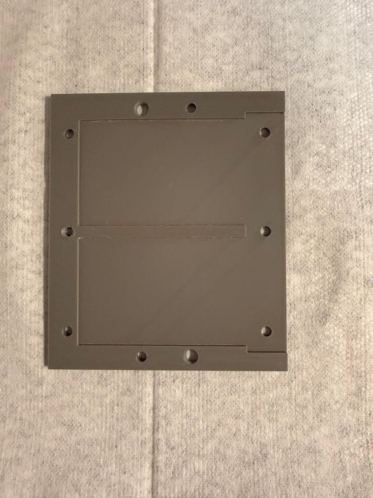 Fiber laser business card jig (w/lightburn tool line template