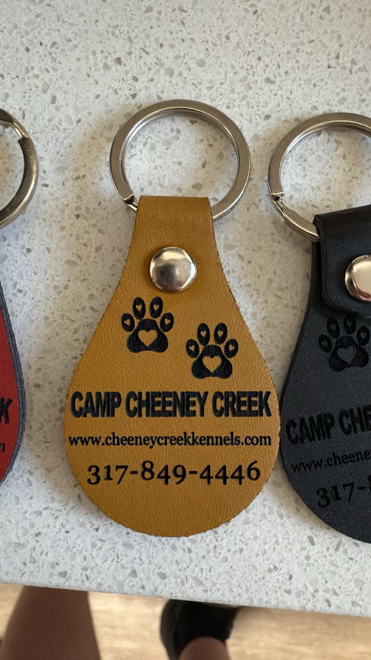 Leather/Leatherette Personalized Key Chains