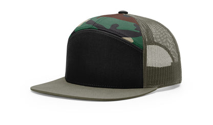 Richardson 168 7 panel trucker Customised